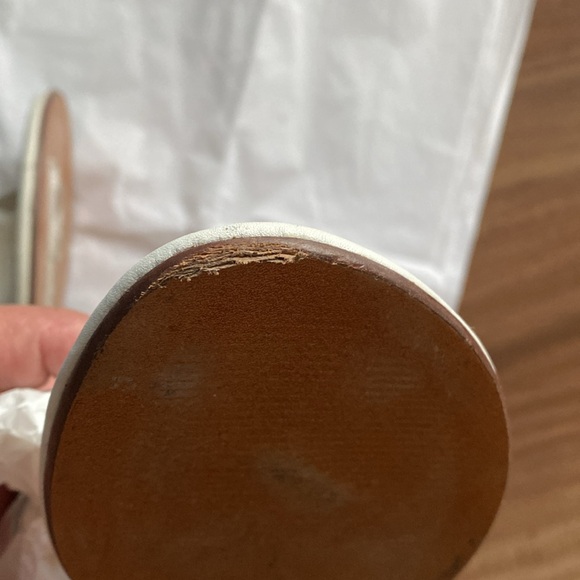 Pre-owned Love Moschino White Sandals -Size 38 - Picture 6 of 11